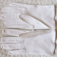 Gloves White Short Retro Vintage Tea Party Elegant Cosplay Downton Miss Fisher Mid Century Style Free Ship US When Roses Bloom