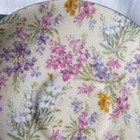 Vintage Tea Cup Chintz Pink Purple Heather Floral English Bone china Tea Cup  Downton Shabby Chic Mid Century Tea Party Gift  WhenRosesBloom