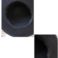 Vintage Black Straw Hat Classic  Flowers Garden Tea Party Hat Summer Straw Hat with Flowers Elegant Cosplay WhenRosesBloom