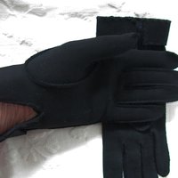 Black Gloves Vintage Size 6.5 Retro Mid Century Tea Dance Wedding Downton Miss Fisher Steampunk Cosplay Glove Free Ship  US When Roses Bloom