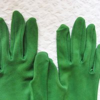 Vintage Green Matinee Gloves Tea Party Retro Mid Century Cosplay Wedding Bride Bridesmaid Afternoon Tea Shipping Incl. US When Roses Bloom