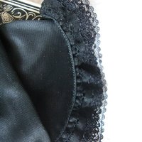 Vintage Gloves Black Sz 6.5 Nylon Retro Mid Century 40s 50s Tea Dance Wedding Downton Steampunk Retro  Cosplay Free Ship US  WhenRosesBloom