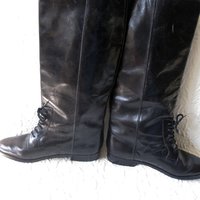 Vintage Riding Boots Classic English Hunt Vintage Decor Photo Prop Black Cosplay Military Miss Fisher Ralph Lauren Style  When Roses Bloom