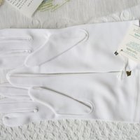 Vintage White Gloves Matinee NOS new Wedding Tea Retro Mid Century Bride Downton Titanic Jane Austen Cosplay  Free Ship  US When Roses Bloom