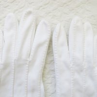 Gloves White Short Flare Retro Vintage Tea Party Elegant Cosplay Downton Miss Fisher Mid Century Style Free Ship US When Roses Bloom