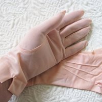 Pink Gloves Vintage Wedding Tea Party Lunch Date Retro Mid Century Bridal Downton Retro Cosplay NOS new old Free Ship  US When Roses Bloom
