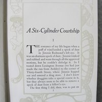 Vintage Green Book  A Six-Cylinder Courtship  1st Ed. Edwardian Romantic Comedy Decorative Cover Artwork Library Decor Gift  WhenRosesBloom