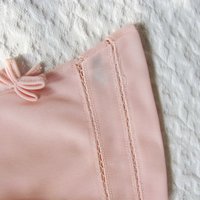 Vintage Pink Gloves Size 6.5 Wedding Tea Party Lunch Date Retro Mid Century Bridal Downton Retro Cosplay Free Ship  US When Roses Bloom