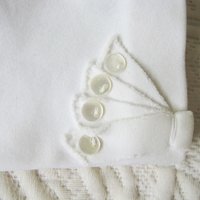 Gloves White Short Retro Vintage Tea Party Elegant Cosplay Downton Miss Fisher Mid Century Style Free Ship US When Roses Bloom