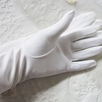 Vintage White Gloves Matinee NOS new Wedding Tea Retro Mid Century Bride Downton Titanic Jane Austen Cosplay  Free Ship  US When Roses Bloom