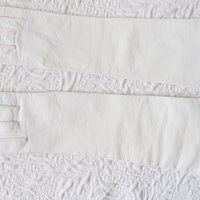 Vintage White Leather Matinee Gloves Retro Wedding Bride Tea NOS Downton Titanic Jane Austen Cosplay Free Ship  US When Roses Bloom