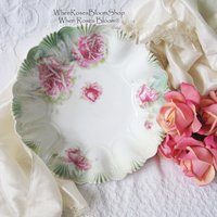 Vintage China Bowl w/Roses Art Nouveau R S Prussia  1900's Edwardian Victorian Cottage Farmhouse Romantic  Shabby Chic WhenRosesBloom