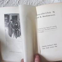 Blue Book Storyteller's Pack 1st Edition Frank Stockton Margaret Armstrong Pretty Decorative Cover Decorative Library Gift WhenRosesBloom