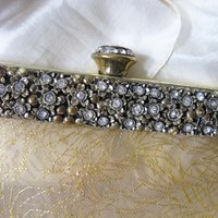 Clear Plastic Clutch Purse Evening Bag Vintage Atomic Mid Century Style 50 60s Retro Cocktail Party Classic Hollywood Glamour WhenRosesBloom