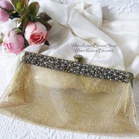 Clear Plastic Clutch Purse Evening Bag Vintage Atomic Mid Century Style 50 60s Retro Cocktail Party Classic Hollywood Glamour WhenRosesBloom
