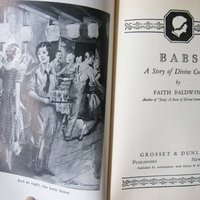 Vintage Book Babs  Faith Baldwin 1930s Classic Juvenile Girl Teen Story rare graphic art paper cover  Decorative Library Gift WhenRosesBloom