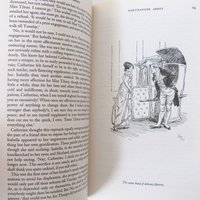 Vintage Book Northanger Abbey Jane Austen Classic Romance Love Literature Gift for her Decorative Library Decor   WhenRosesBloom