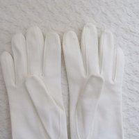Vintage White Gloves Long Eyelet Embroidery Retro Mid Century Wedding Bride  Free Ship US Downton Austen Titanic Cosplay    When Roses Bloom