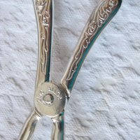 Silver Server Salad Tongs Vintage Elegant Party Afternoon Tea  Silver Server Downton Austen Cottage Shabby Chic Tea Gift WhenRosesBloom