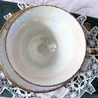 Vintage Footed Tea Cup Pink Carnation Floral Japan Mid Century TeaTime January Birthday Gift Victoria Downton Abbey Tea Cottage Shabby Chic