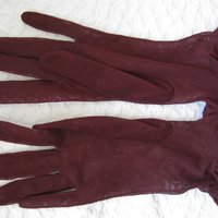 Gloves Brown Sheer Sz 6 Vintage Retro Mid Century Style Tea Downton Miss Fisher Cosplay Free Ship in US When Roses Bloom