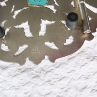 Vintage Silver Tea Trivet Hot Plate Tea Party Wedding Birthday Entertaining Tea Gift Silver Rococo Elegant Shabby Chic   WhenRosesBloom