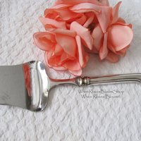 Silver Cheese Slicer Server Elegant Vintage Party Buffet Tea Downton Austen Cottage Shabby Chic Tea Gift WhenRosesBloom