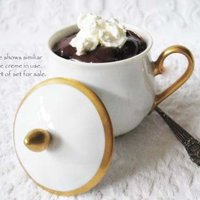 Vintage Pots de Creme Set of 6 White Italian Pottery Classic Dessert  TeaTime Elegant Mid Century Pudding Cups Hot Chocolate