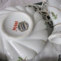 Vintage Perfume Dresser Vanity Set China Roses Thames Japan  Shabby Chic Cottage Farmhouse Romantic Retro Mid Century Urban WhenRosesBloom