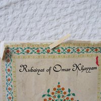 Rubaiyat Rubaiyyat Omar Khayyam Vintage Book Classic Poetry  Romance Love poem Literature Gift Decorative Library Decor   WhenRosesBloom