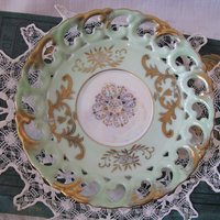 Vintage Green Tea Cup Royal Sealy Mid Century Style Elegant Tea Party Cottage Shabby Chic  Downton Abbey Edwardian Tea WhenRosesBloom
