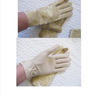 Gold Purse and Gloves Sz 7 to 8 Vintage Retro Mid Century Dance Tea Party Audrey Hepburn Atomic 60s 70s Cosply When Roses Bloom