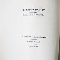 Book Dorothy Dainty Vintage Juvenile Child Fiction Retro Library Decorative Graphic Art Cover  WhenRosesBloom