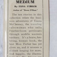 Roast Beef Medium Edna Ferber Vintage Green Book 1913 Edwardian Career Woman Decorative Artwork Paper Cover Library Decor WhenRosesBloom