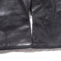 Black Leather Gloves Size 7 Vintage Downton Steampunk Downton  Miss Fisher 50's -60's Cosplay Style Shipping Incl. in USA WhenRosesBloom