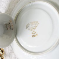 Vintage Teacup Pink Floral Footed Gold Japan Fancrest Elegant Mid Century Tea Gift Victoria Downton Tea Cottage Shabby Chic WhenRosesBloom