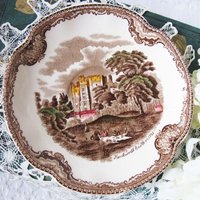Teacup Kenilworth Castle Johnson Bros English  Downton Elegant Steampunk Gentlemen's Tea Retro Booklover's Tea Walter Scott WhenRosesBloom