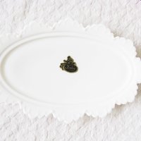 Fenton Butter Dish Milk Glass White Hobnail with label Mid Century Shabby Romantic Farmhouse WhenRosesBloom