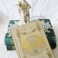 Vintage Book Trilby Du Maurier 1st Edition Pretty Decorative Book Classic Book Gift  Library Decor Art Nouveau Edwardian  WhenRosesBloom