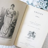 Vintage Book Trilby Du Maurier 1st Edition Pretty Decorative Book Classic Book Gift  Library Decor Art Nouveau Edwardian  WhenRosesBloom