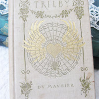 Vintage Book Trilby Du Maurier 1st Edition Pretty Decorative Book Classic Book Gift  Library Decor Art Nouveau Edwardian  WhenRosesBloom