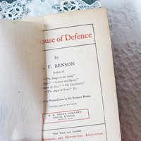 Vintage Book House of Defence  1st Edition 1906 Pretty Decorative Book Classic Book Gift  Library Decor Art Nouveau Edwardian WhenRosesBloom