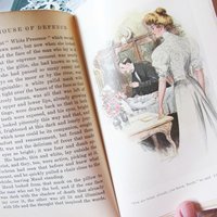 Vintage Book House of Defence  1st Edition 1906 Pretty Decorative Book Classic Book Gift  Library Decor Art Nouveau Edwardian WhenRosesBloom