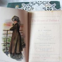 Vintage Book House of Defence  1st Edition 1906 Pretty Decorative Book Classic Book Gift  Library Decor Art Nouveau Edwardian WhenRosesBloom
