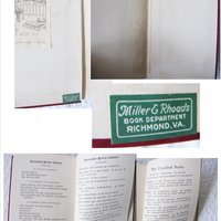 Vicar of Wakefield Vintage Red Gold Book Circa 1927 Decorative Pretty Library Decor Gift Victorian Regency  Literature WhenRosesBloom