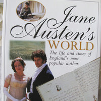 Vintage Book Jane Austen's World gift book  Detailed look into Regency Life and Jane Austen's daily life  Decorative Library Decor WhenRosesBloom