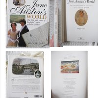 Vintage Book Jane Austen's World gift book  Detailed look into Regency Life and Jane Austen's daily life  Decorative Library Decor WhenRosesBloom