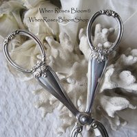 Vintage Gorham Silver Heritage Pattern Salad Tongs When Roses Bloom®