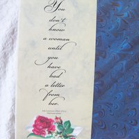 Vintage Book Woman to Woman Letters between mothers, daughters, sisters & friends gift book 1st Ed  Decorative Library Decor WhenRosesBloom