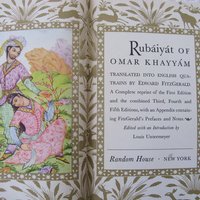 Rubaiyat Rubaiyyat Omar Khayyam Vintage Book Classic Poetry  Romance Love poem Literature Gift Decorative Library Decor   WhenRosesBloom